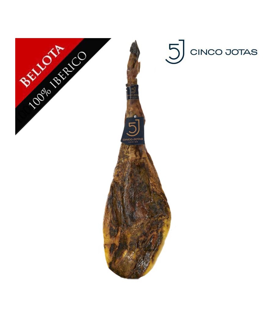 Jambon de Bellota 100% ibèrique Cinco Jotas (5J) de Jabugo Jambon de Bellota 100% ibèrique Cinco Jotas (5J) de Jabugo