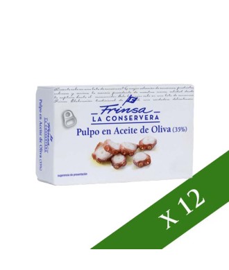 CAJA x 12: Pulpo en aceite de oliva Frinsa 111g