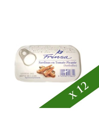BOX x 12: Sardines in spicy tomato Frinsa 88g