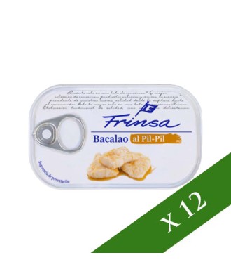 CAJA x 12: Codfish in pil pil sauce 120 g Frinsa