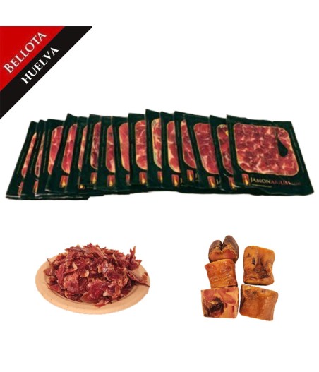 Bellota Iberico Shoulder (Huelva), 100% Iberian Bellota - Pata Negra WHOLE sliced