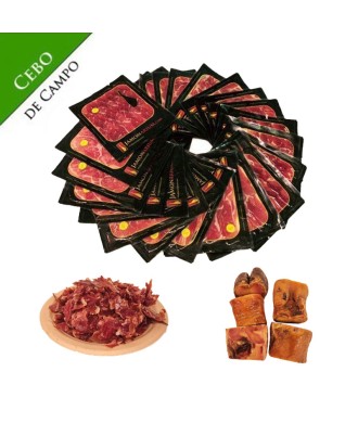 Cebo de Campo Iberico Ham, 50% Iberian Breed - WHOLE sliced