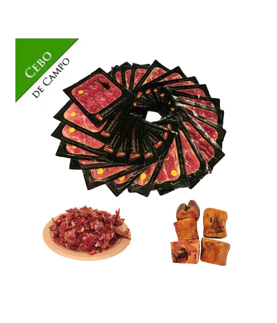 Prosciutto di Cebo de Campo Iberico, 50% Gara Iberica - INTERO tagliato