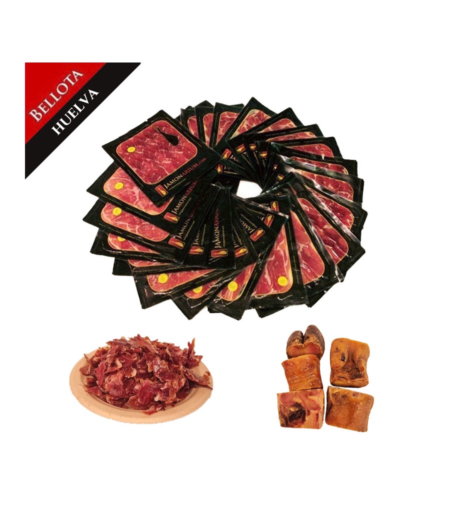 Prosciutto Bellota Ibérico (Jabugo, Huelva), 100% Gara Iberica - Pata negra INTERO afettato