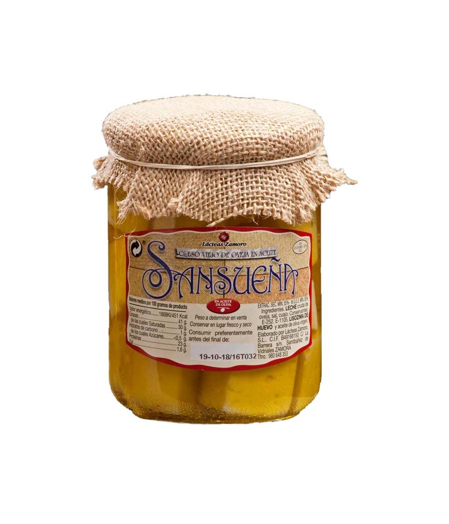 Vasetto di formaggio Sansueña in EVOO