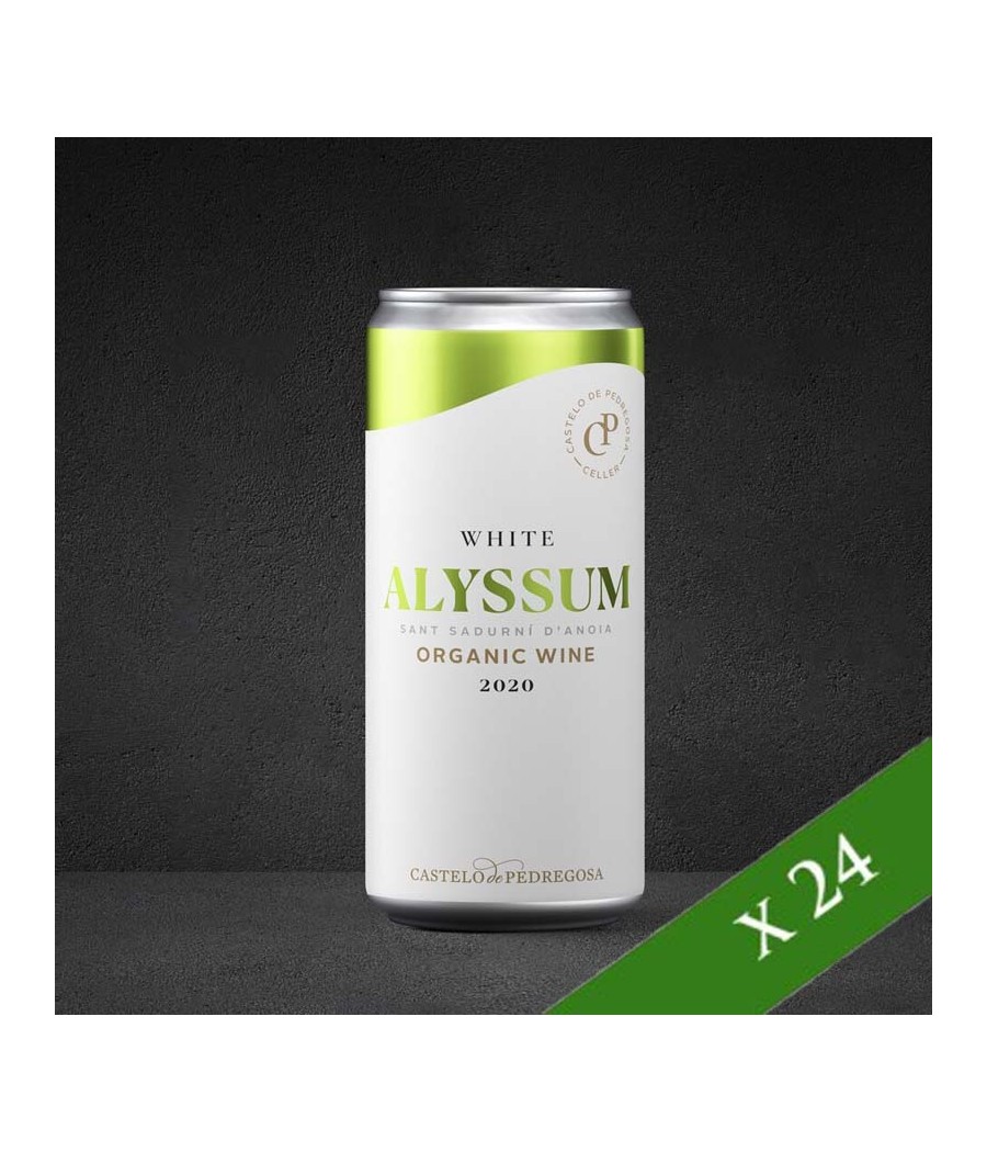Alyssum, Castelo de Pedregosa, vino bianco ecologico 250 ml - box 24
