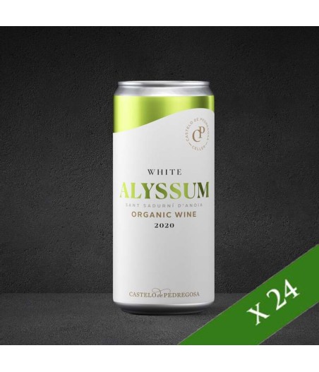 Alyssum, Castelo de Pedregosa, vino bianco ecologico 250 ml - box 24