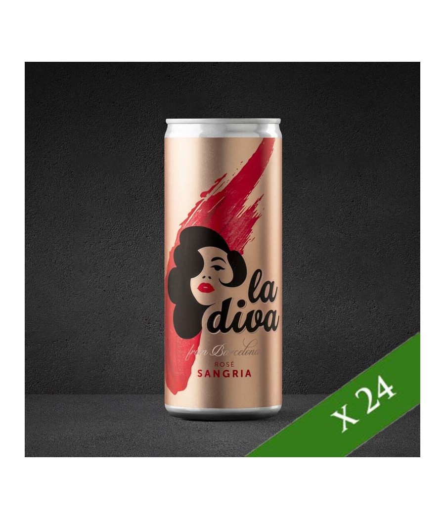 La Diva Rosé (Sangría rosada), Castelo de Pedregosa 250 ml - caja 24