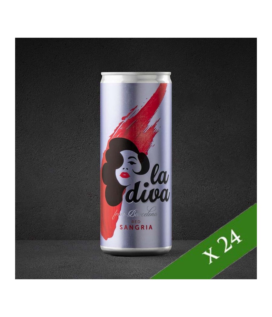 La Diva Negra (Sangría de tinto), Castelo de Pedregosa 250 ml - caja 24