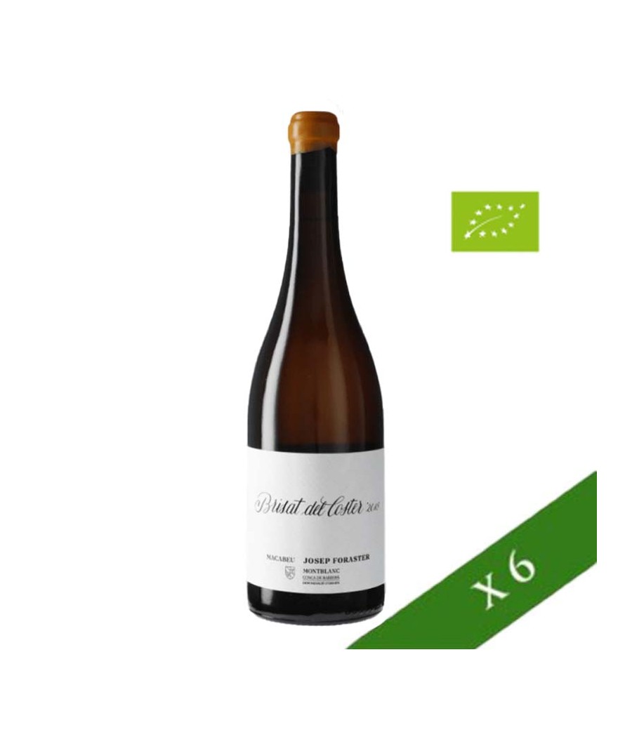 CAJA x6 - Josep Foraster Brisat del Coster Blanco Natural Ecológico, D.O. Conca de Barberá