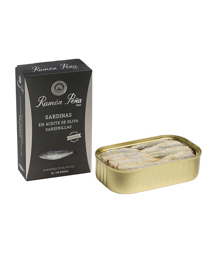 Little sardines in olive oil Ramón Peña 16/20 units