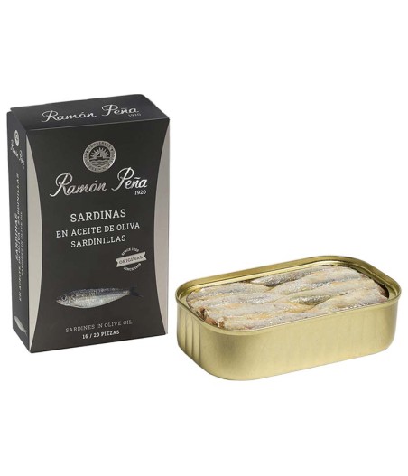 Piccole sardine in olio di oliva Ramón Peña 16/20 Unità