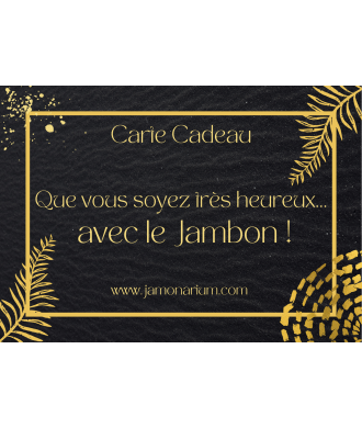 Carte cadeau de mariage