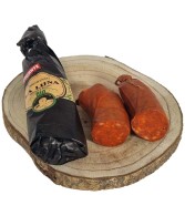 Sobrassada (majorcan sausage) organic La Luna, IGP Sobrasada de Mallorca &quot;black spicy&quot;