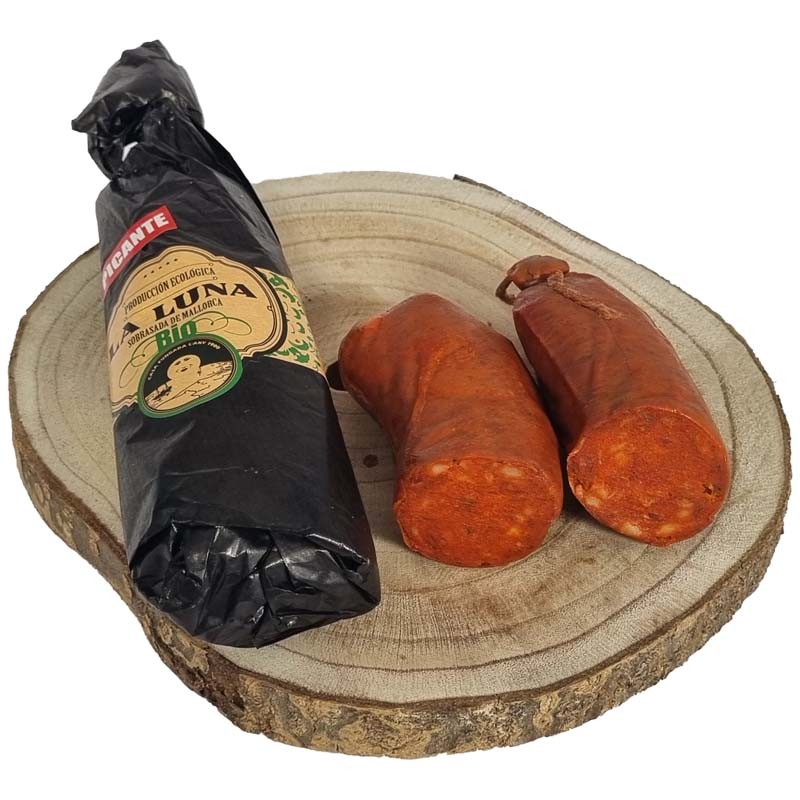 Sobrasada (saucisson originaire de Majorque) bio La Luna, IGP Sobrasada de Mallorca &quot;noir piquant&quot;