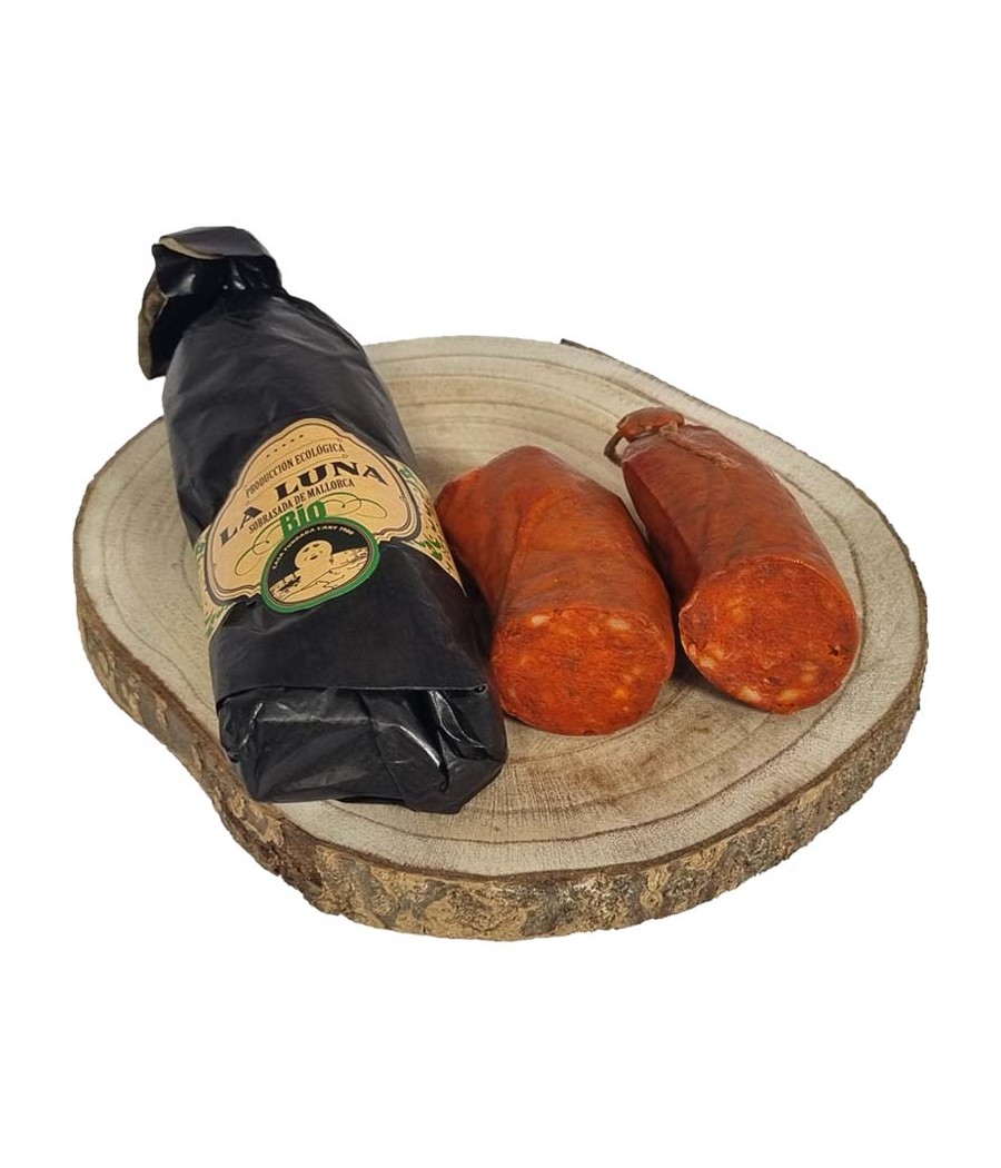 Sobrassada organic La Luna, IGP Sobrasada de Mallorca "The black one"