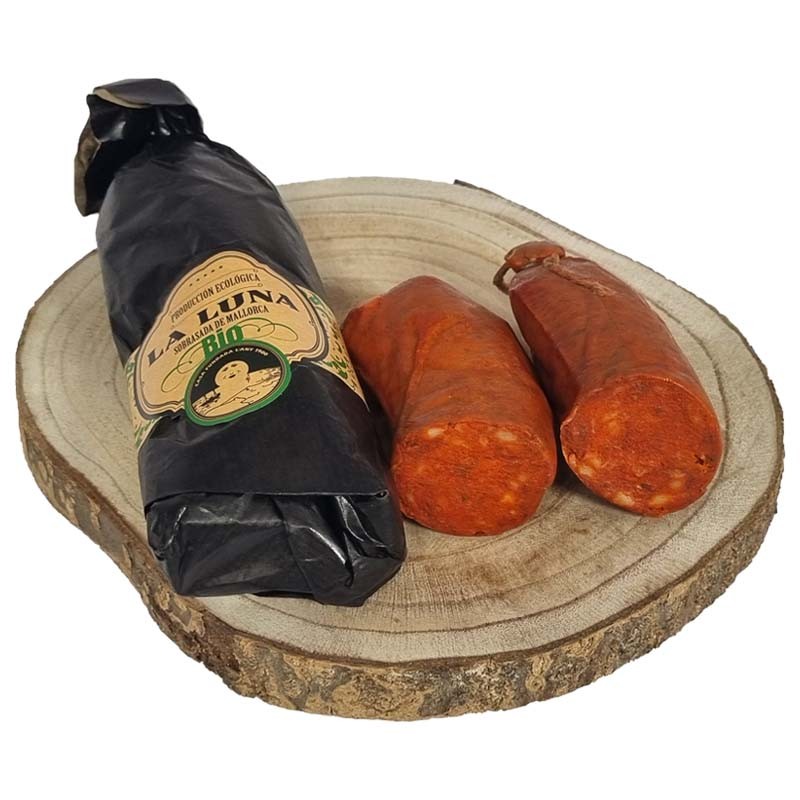 Bio Schwarzschweinwurst La Luna, ggA Sobrasada de Mallorca &quot;die schwarze&quot;