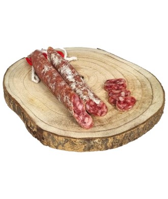 Fuet (3 units), a cured sausage with mild flavor. 20-day cure