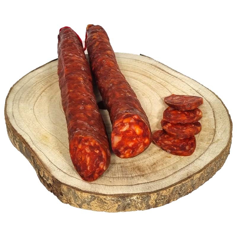 Hausgemachter süßer Chorizo von León