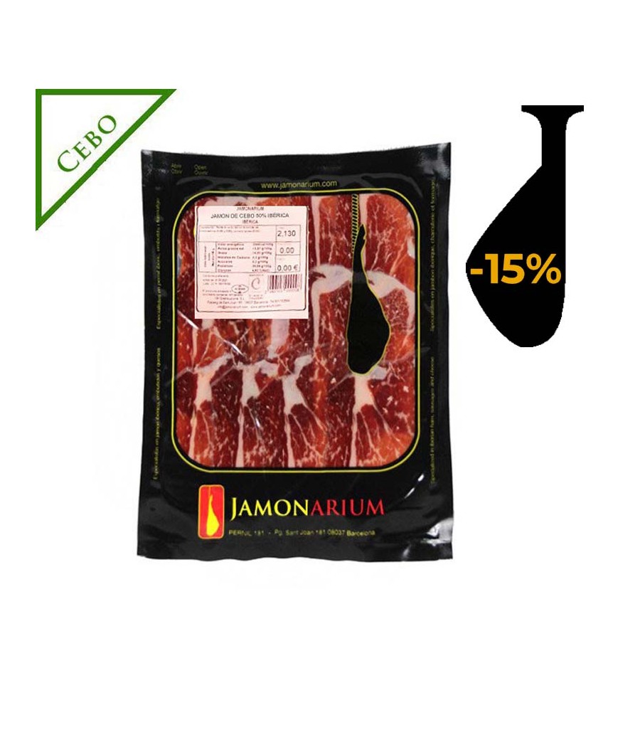 Prosciutto di Cebo Iberico, 50% Gara Iberica afetatto 100g