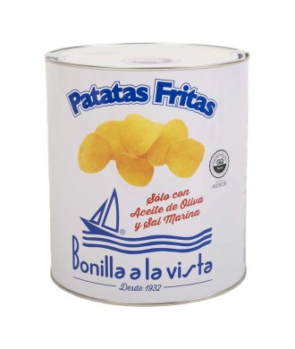 Patatas Fritas Bonilla A La Vista Lata 500g.