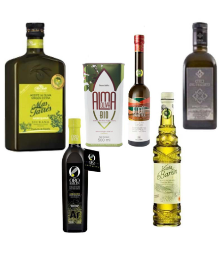 Lote AOVE PREMIUM - Los 6 mejores aceites de oliva virgen extra del mundo