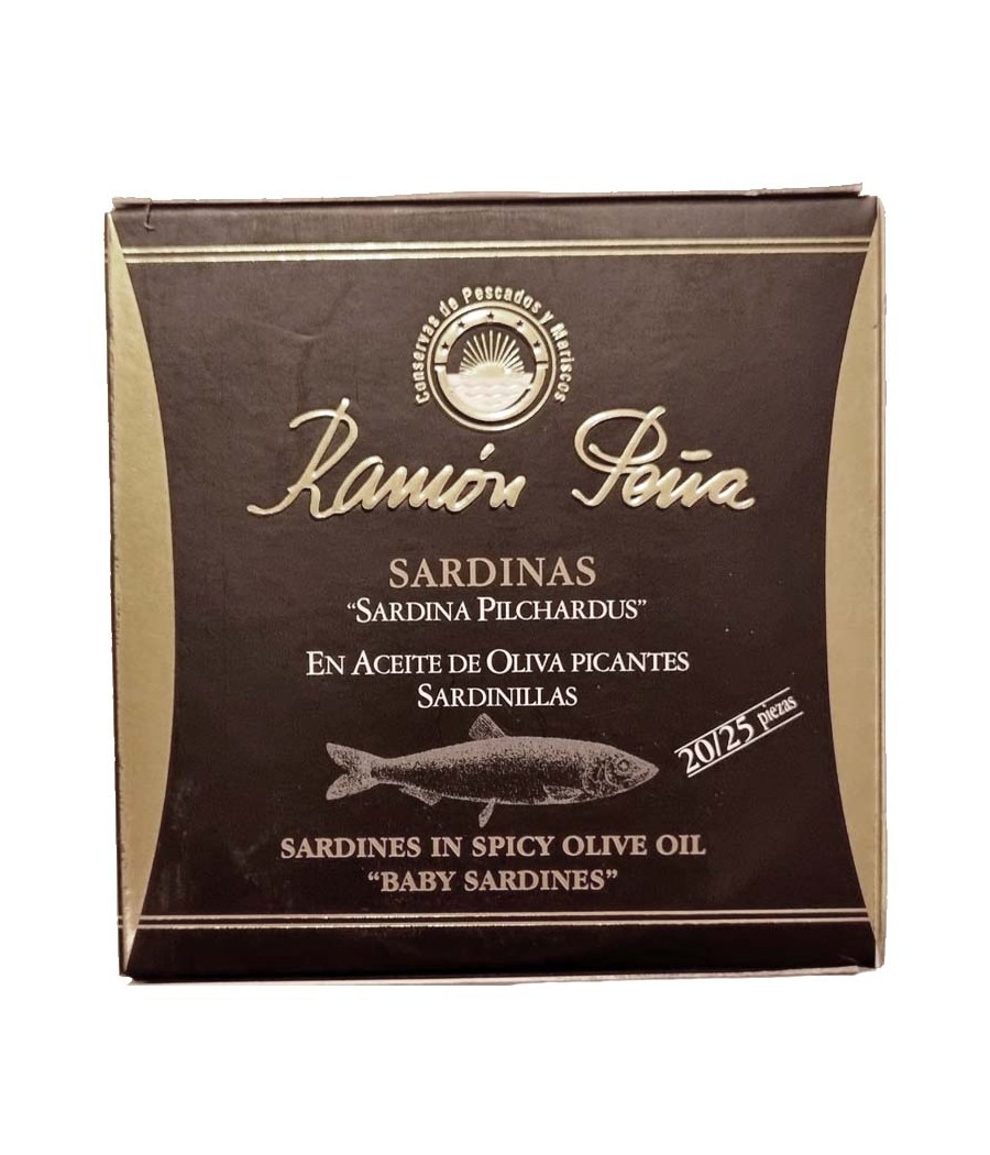 Ramón Peña Sardines in spicy olive oil (20-25 units) "Black Label"
