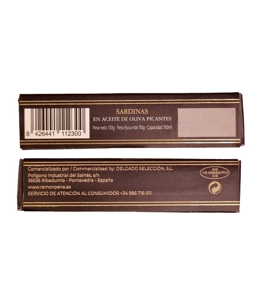 Ramón Peña Sardines in spicy olive oil (20-25 units) "Black Label"