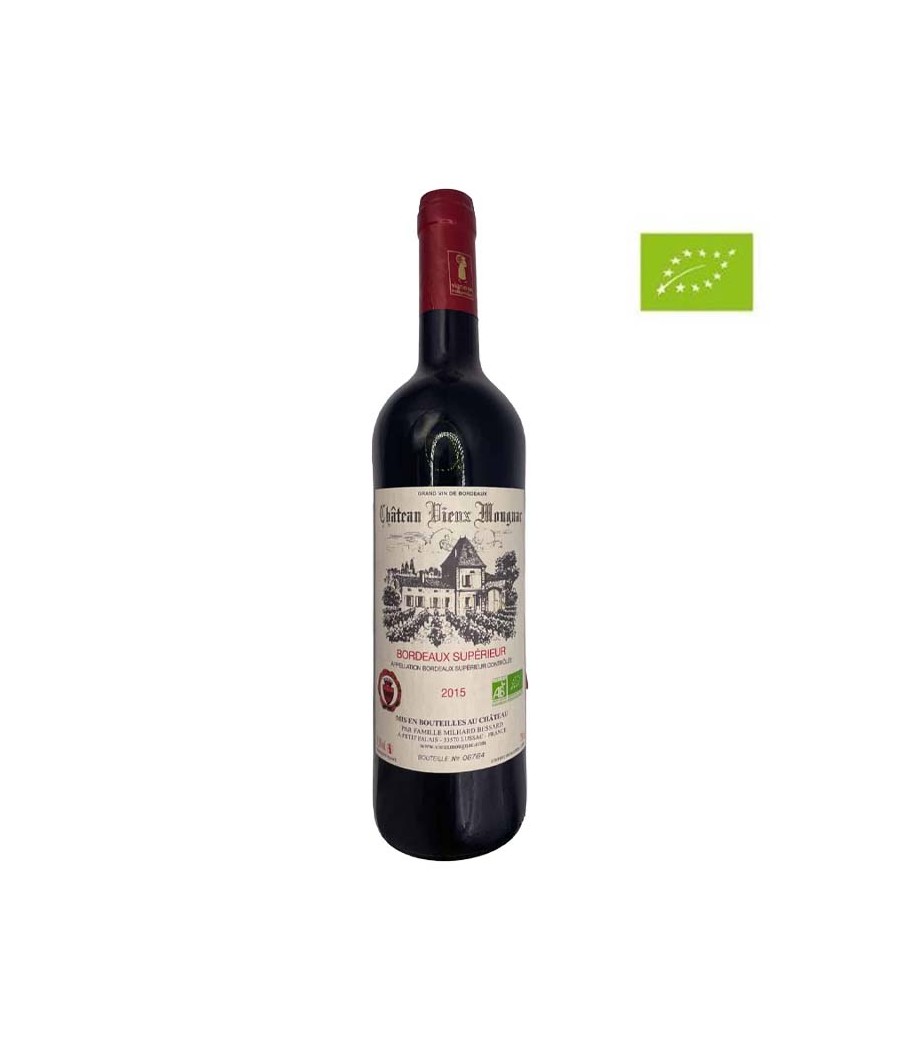 Öko-Rotwein Chateau Vieux Mougnac 2015 AOC Bordeaux