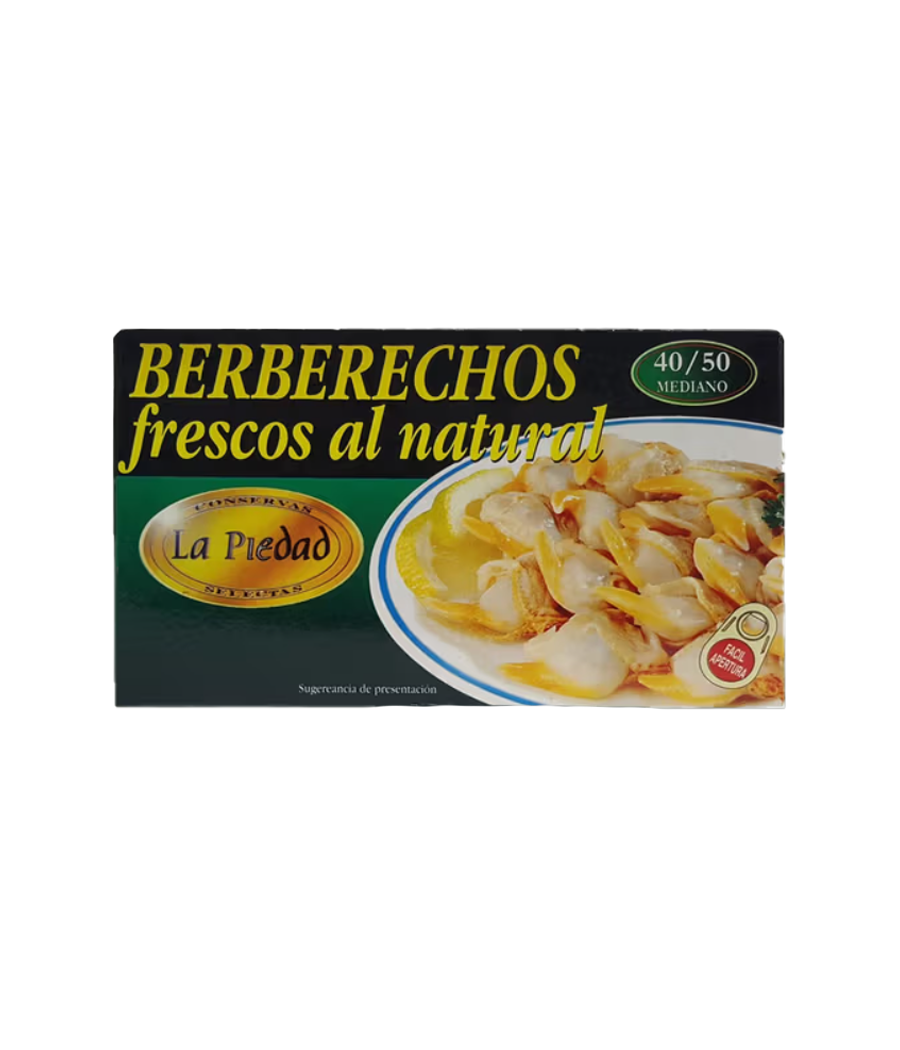 Berberechos al Natural 45/55 La Piedad