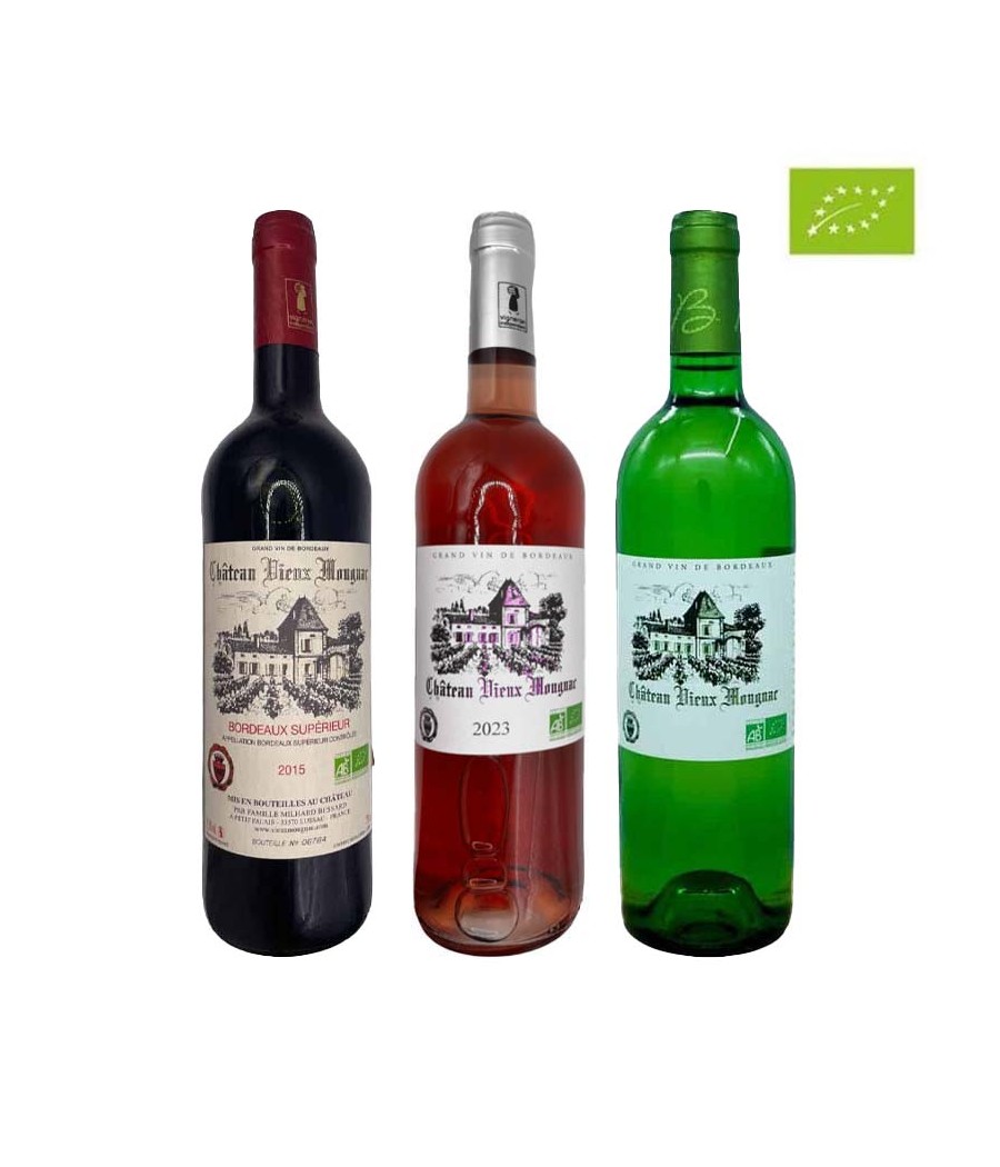 Lotto di vini ECO Château Vieux Mougnac AOC Bordeaux
