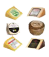 Cheese in portion
