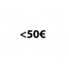 Less than 50€