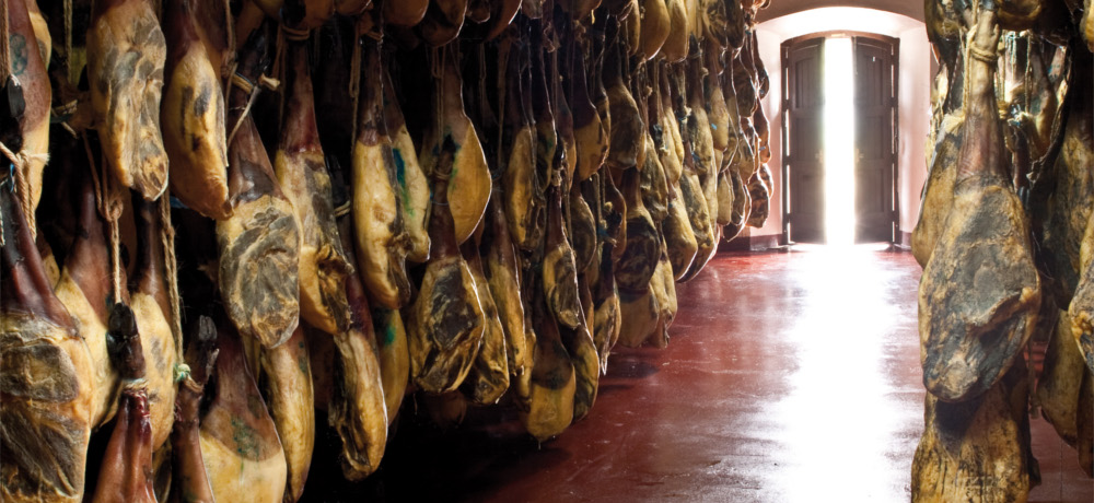 drying iberico ham do jabugo