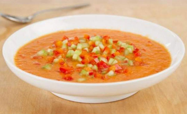 gazpacho huile olive extra vierge jambon ibèrique