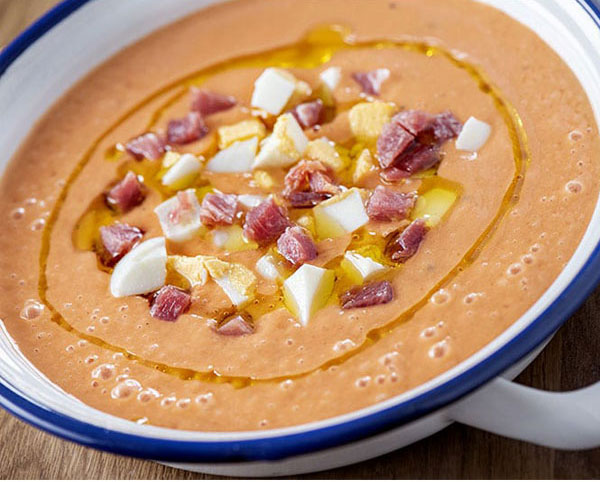 salmorejo extra natives olivenöl iberico schinken