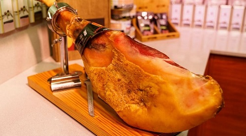 how give ham present christmas serrano iberico