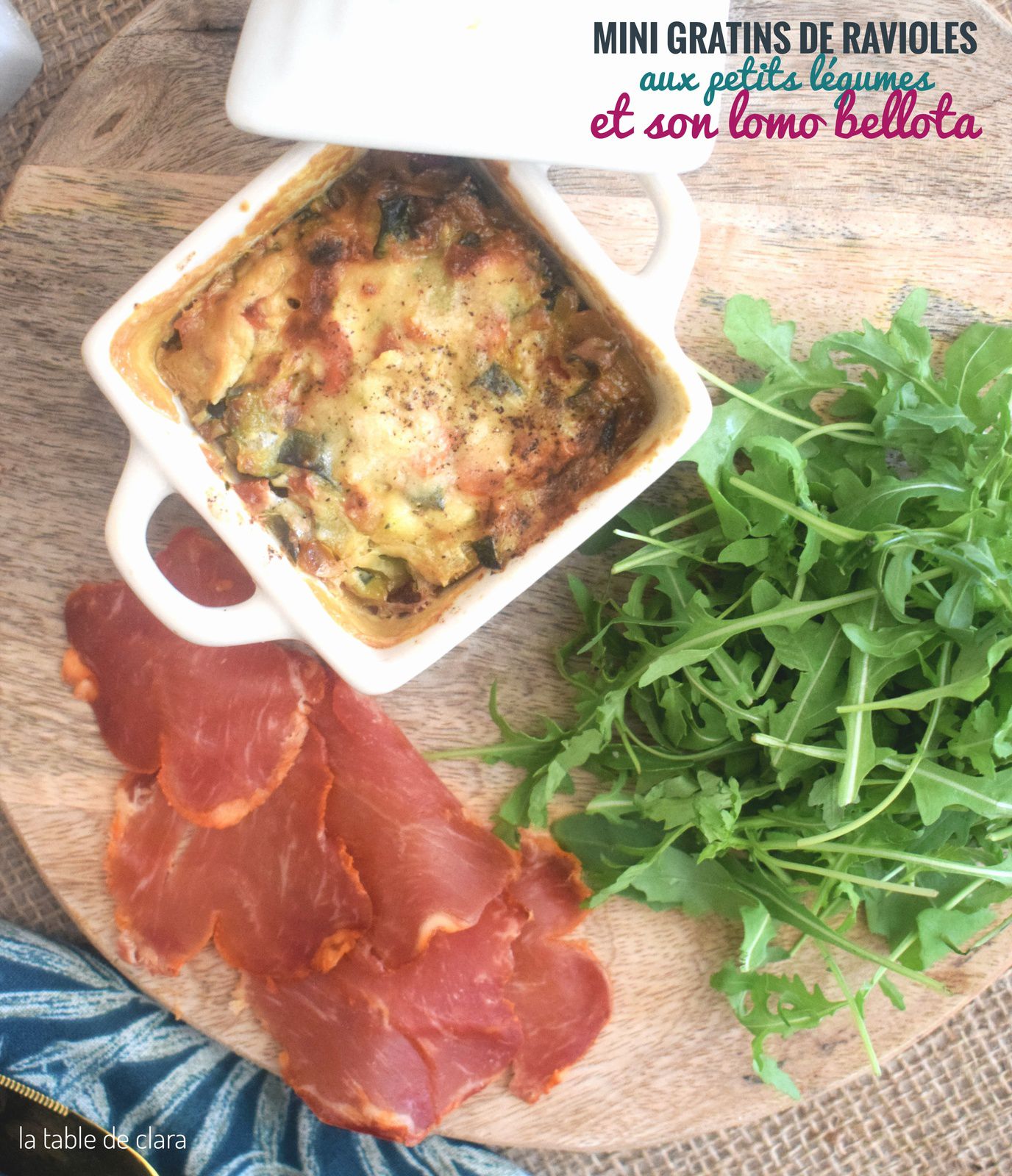 Raviolis de longe de porc ibérique aux légumes