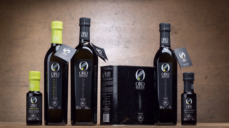 oro bailen bottled EVOO olive oil