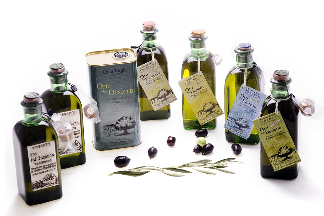 gold desert ecological EVOO almeria