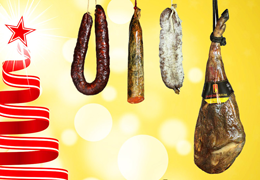 I migliori lotti e cesti di Natale per l'azienda. Regala il prosciutto per Natale.