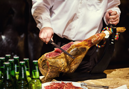 ¿Cuantas partes tiene un jamón?